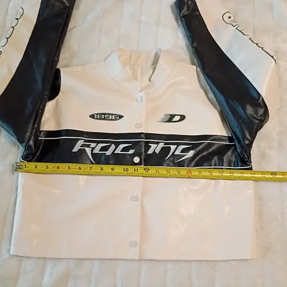 ❤️😲❤️ WOW Just in🎄🎄 Dazy Cropped Formula 1 Moto Jacket - Picture 10 of 16